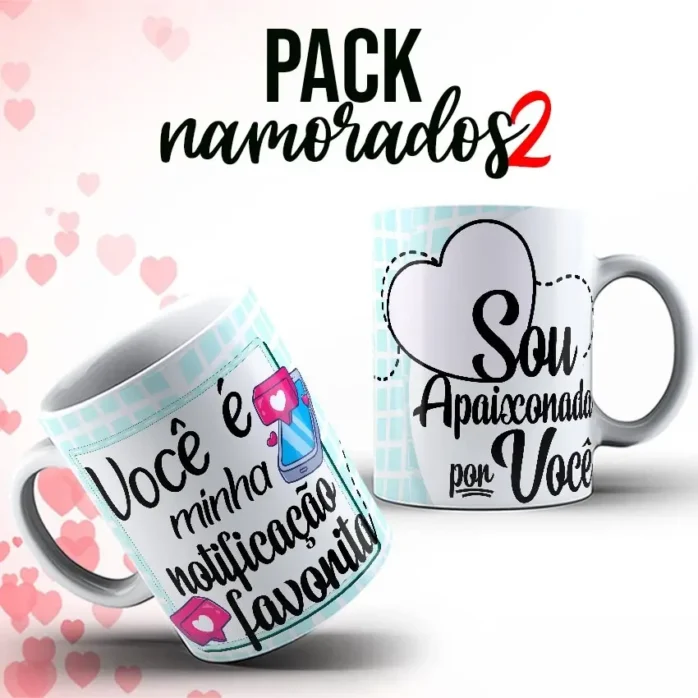 Arquivos Editáveis de Dia dos Namorados para Sublimação