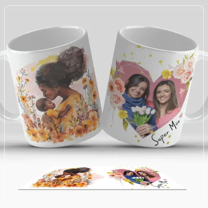 Arquivos em JPG para Canecas do Dia das Mães - Criativos e Únicos