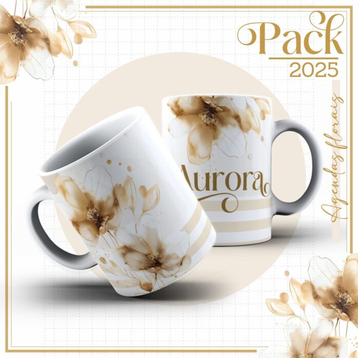 Arquivos Encadernação Caderno Floral Gold