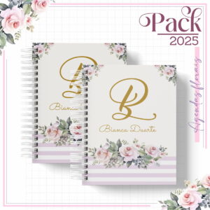 Caderno Floral Minimalista para Encadernação Artesanal 21 arquivos encadernacao caderno floral minimalista