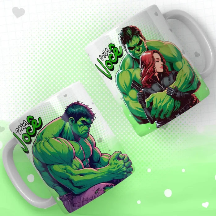 Arquivos JPG para Caneca - Dia dos Namorados Heróis