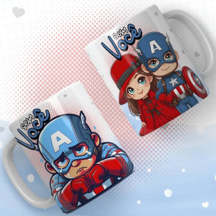 Arquivos JPG para Caneca - Dia dos Namorados Heróis