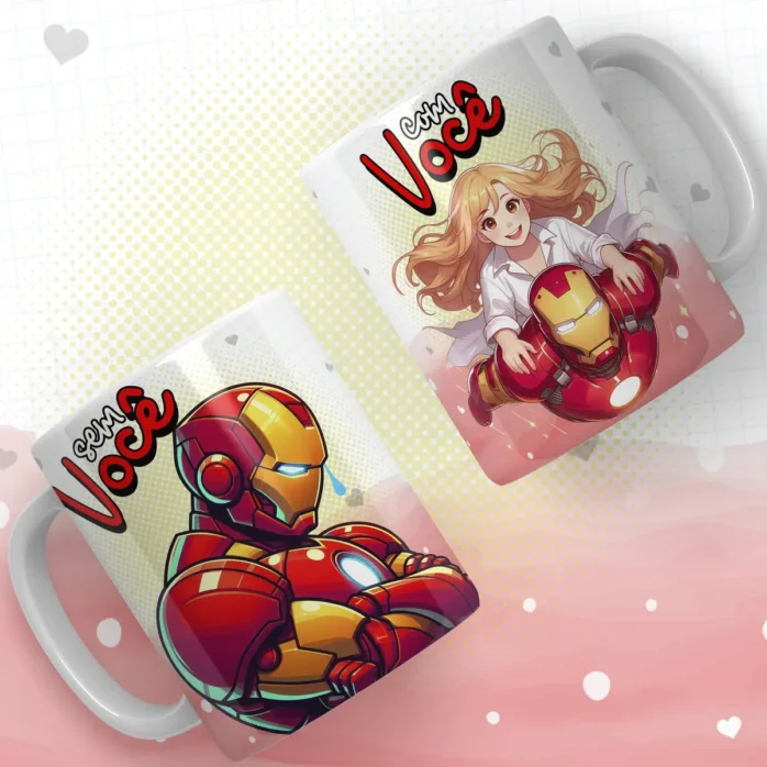 Arquivos JPG para Caneca - Dia dos Namorados Heróis