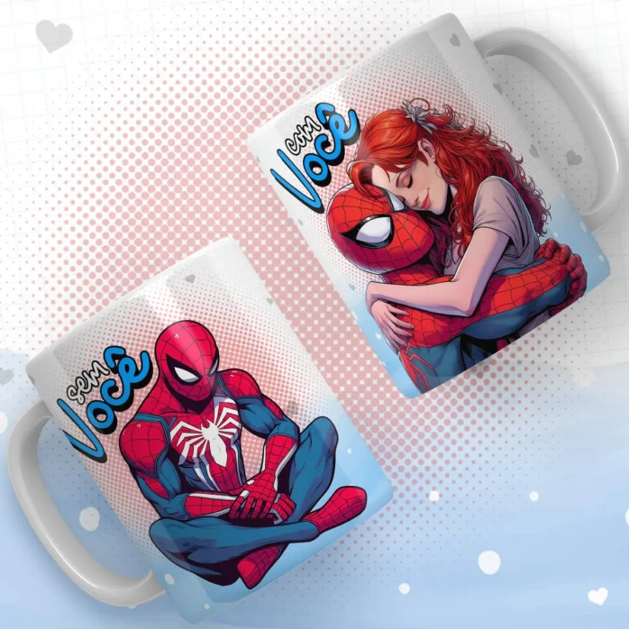 Arquivos JPG para Caneca - Dia dos Namorados Heróis