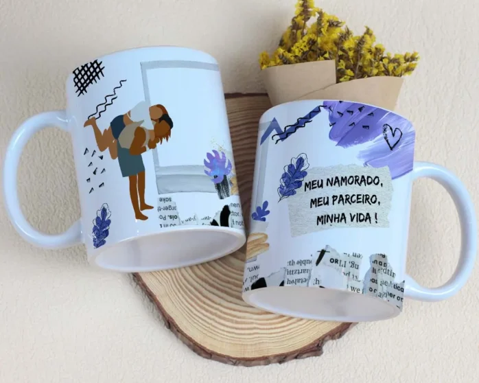 Arquivos para Sublimação de Canecas - Dia dos Namorados