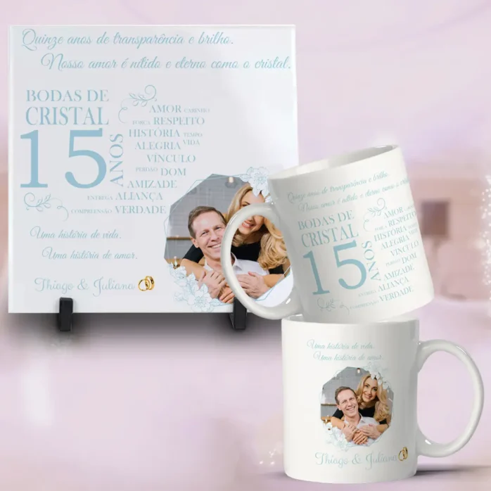 Arquivos para Sublimação em Caneca - Bodas de Casamento