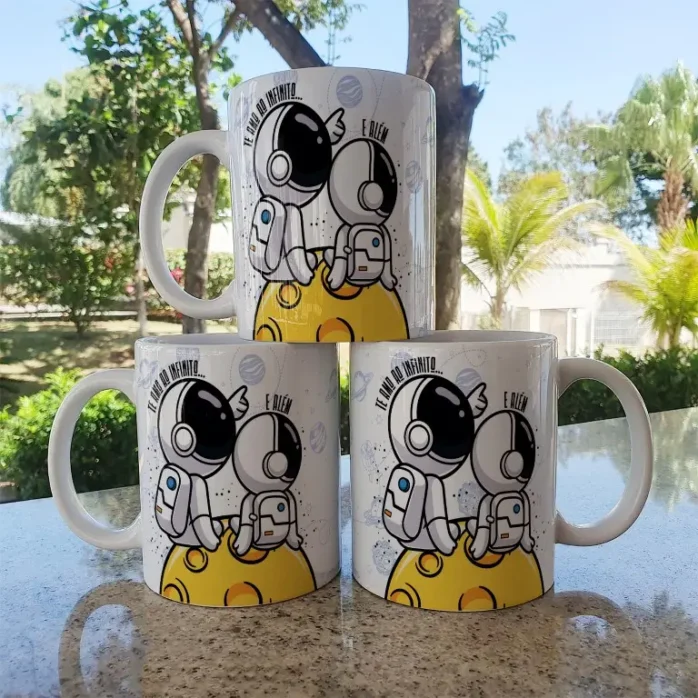 Arquivos para Sublimação em Canecas - Tema Astronautas