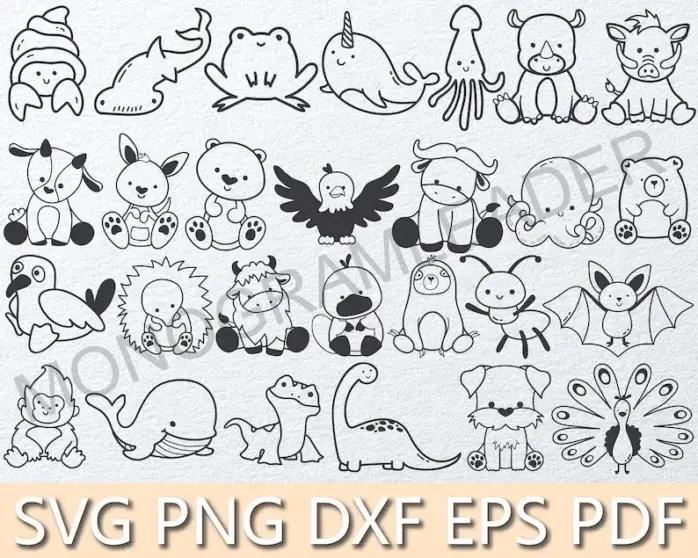 Arquivos Png Animais Vetorizaveis Para Personalizados E Papercraft 3
