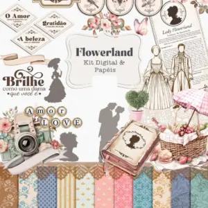 Arquivos Png Florais Vibrantes Para Scrapbooking E Projetos Criativos