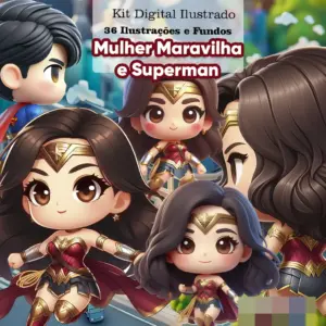 Arquivos PNG Herois DC Comics Mulher Maravilha Super Homem