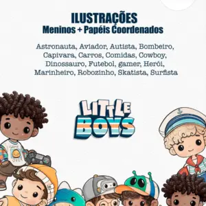 Arquivos Png Menino Infantil Kit Digital Personalizados Meninos 2