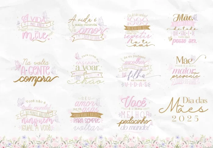 Arquivos PNG para Personalizar Presentes de Dia das Mães