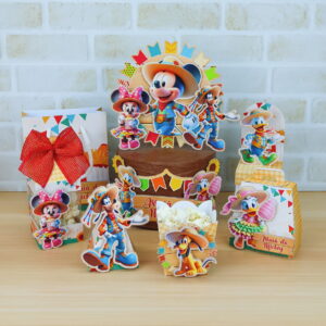 Arraiá da Turma do Mickey Studio para Festa Junina 4 arraia da turma do mickey studio