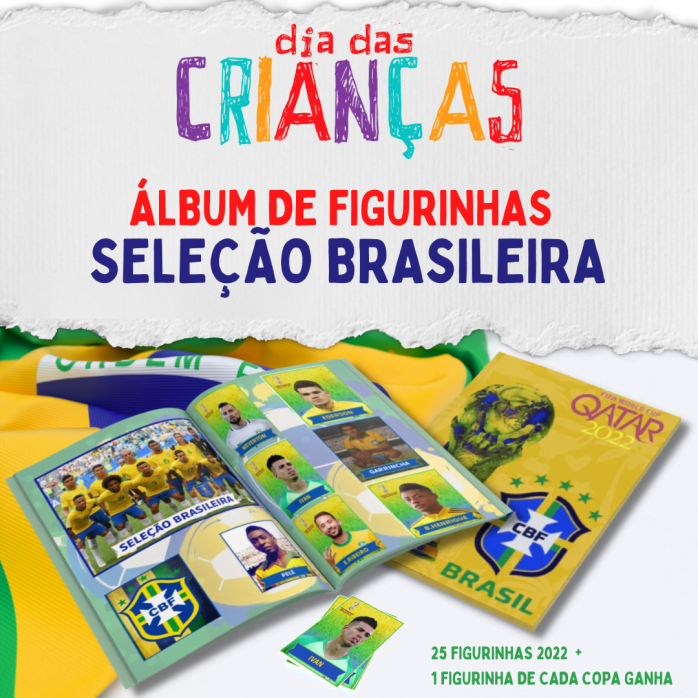 arte albun de figurinhas brasil copa qatar 2022 baixar gratis
