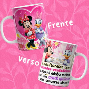 Arte Sublimação Amizade Minnie Daisy e Donald Png 4 arte avulsa sublimacao amizade minnie png 2