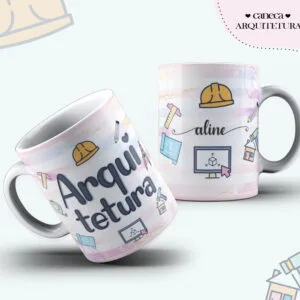 Arte Caneca Arquitetura Feminina