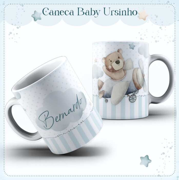 Arte Caneca Baby Urso