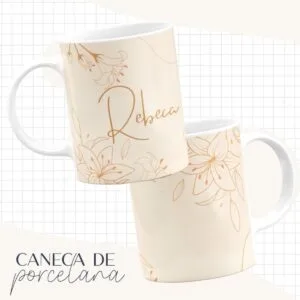 Arte Caneca Bege 8 Arte Caneca Bege