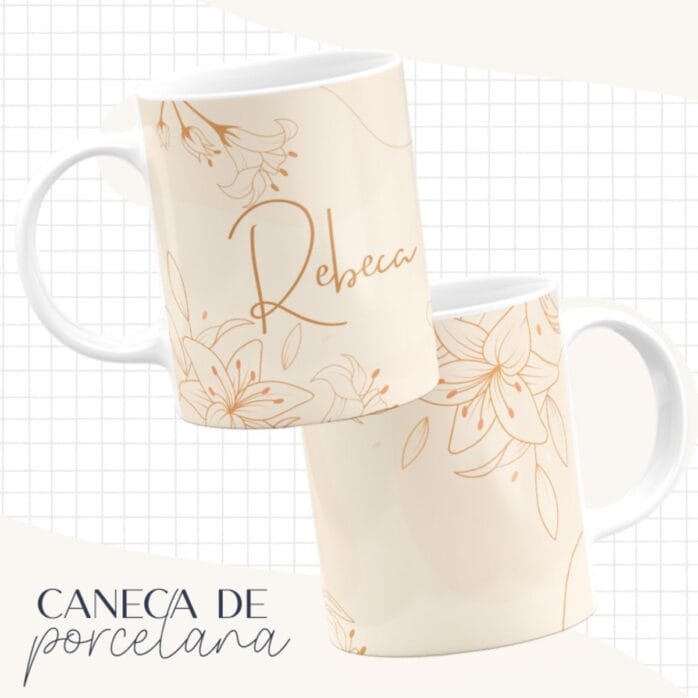 Arte Caneca Bege