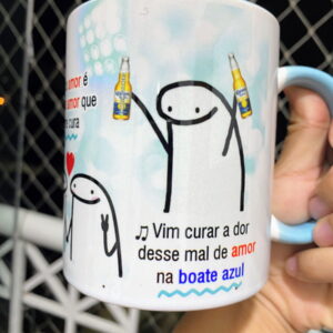 Arte Caneca Boate Azul