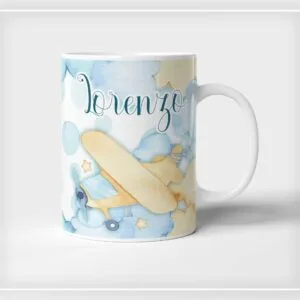 Arte Caneca Brinquedos Aquarelados