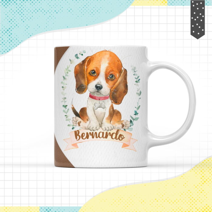 Arte Caneca Cachorrinho