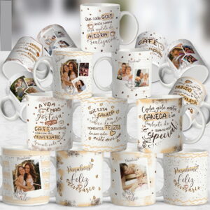 Arte Caneca Café Aniversário