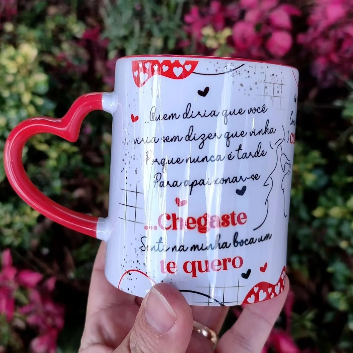 Arte Caneca Chegaste Roberto Carlos Jennifer Lopez Namorados