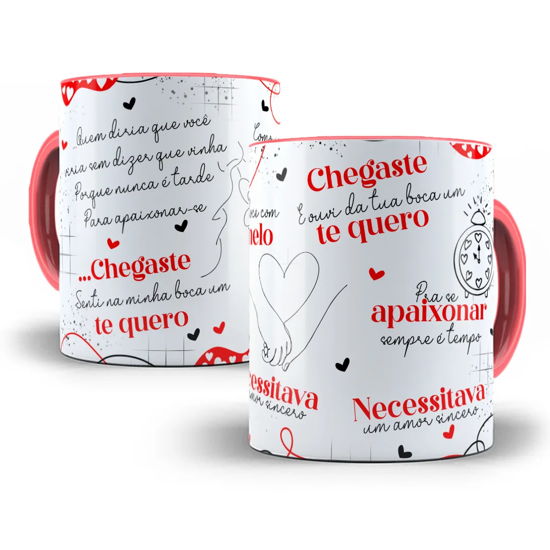 Arte Caneca Chegaste Roberto Carlos Jennifer Lopez Namorados