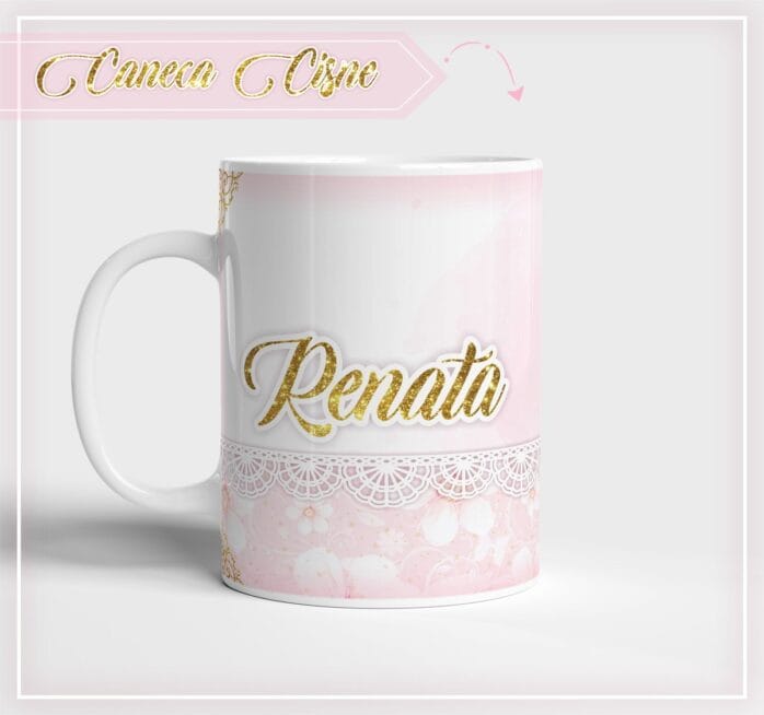 Arte Caneca Cisne