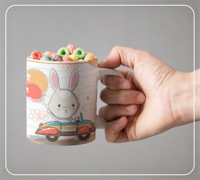 Arte Caneca Coelhinho