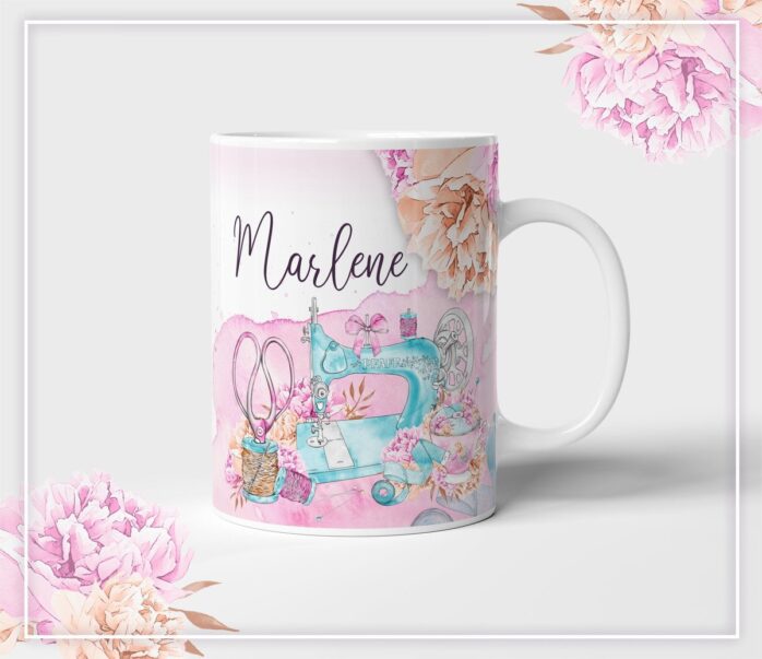 Arte Caneca Costureira