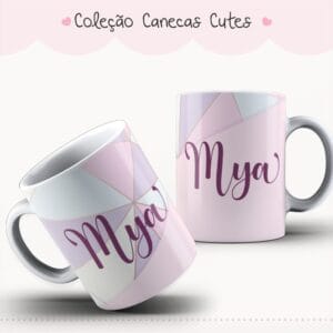 Arte Caneca Cute PNG Geométrico Rosa Lilás 20 Arte Caneca Cute PNG Geométrico Rosa Lilás