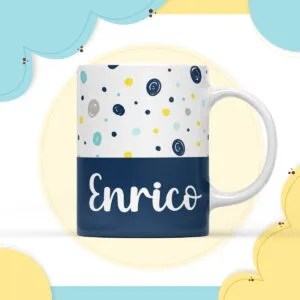 Arte Caneca Digital Minimalista Menino