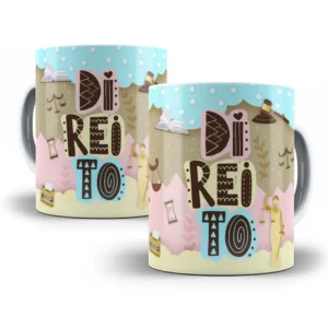 Arte Caneca Direito Tema Advocacia Charmosa