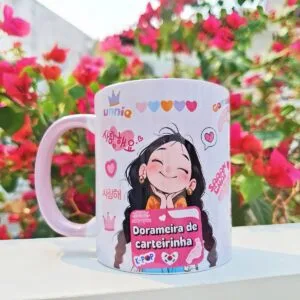 Arte Caneca Dorameira de Carteirinha