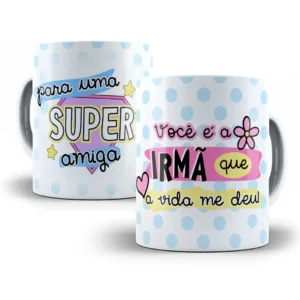 Arte Caneca Especial Para Amiga, Com Frases De Carinho