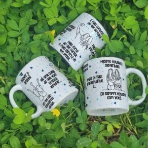 Arte Caneca Filhos se Houver Amanha Meninas - Png e Corel