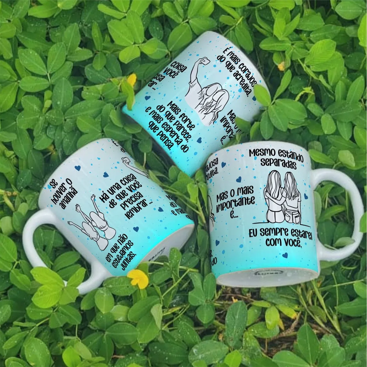 Arte Caneca Filhos se Houver Amanha Meninas - Png e Corel