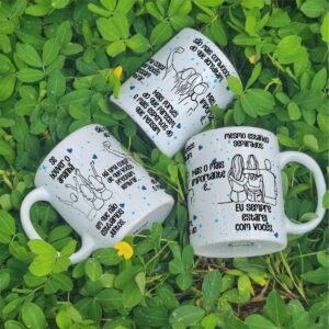 arte caneca filhos se houver um amanha png