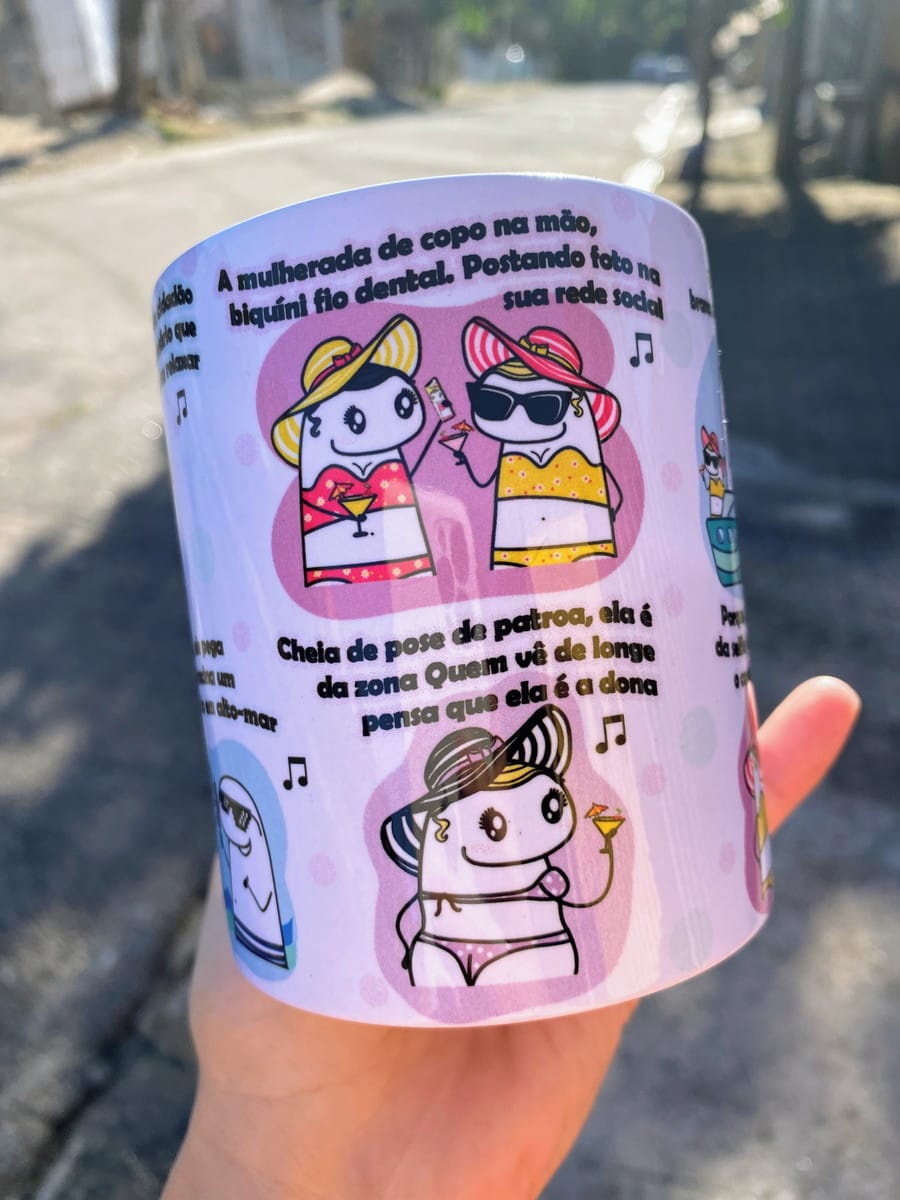 Arte Caneca Flork e Velho da Lancha PNG para Sublimação 2 Arte Caneca Flork e Velho da Lancha PNG para Sublimação - Imagem 2