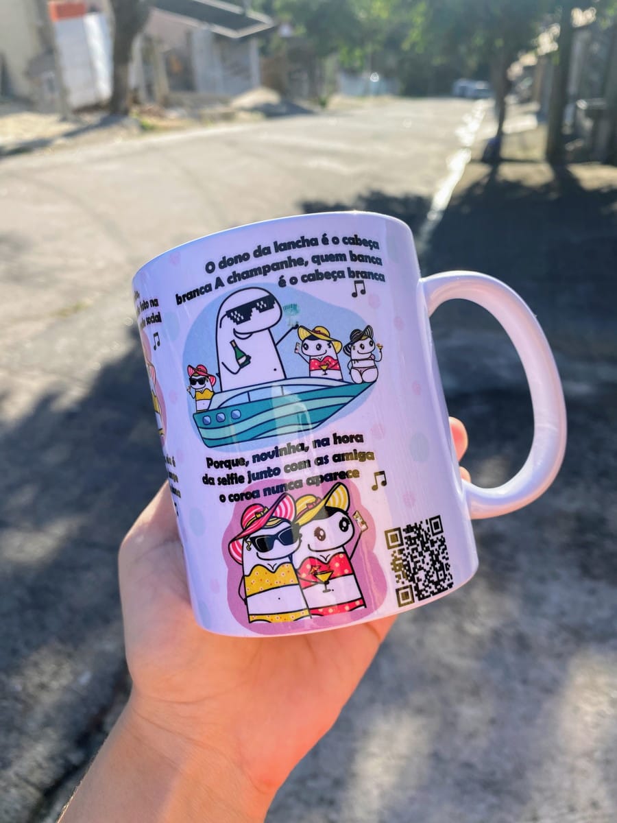 Arte Caneca Flork e Velho da Lancha PNG para Sublimação 3 Arte Caneca Flork e Velho da Lancha PNG para Sublimação - Imagem 3