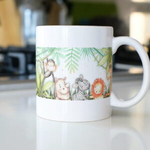 Arte Caneca Infantil Safari