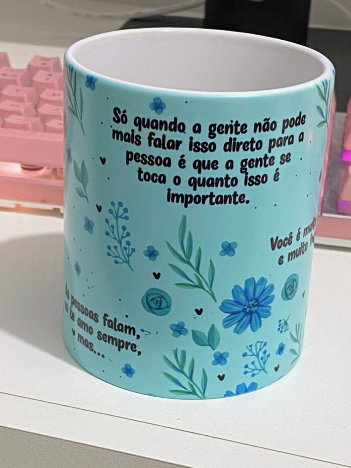 Arte Caneca Mãe Eu Quero Que Você Saiba