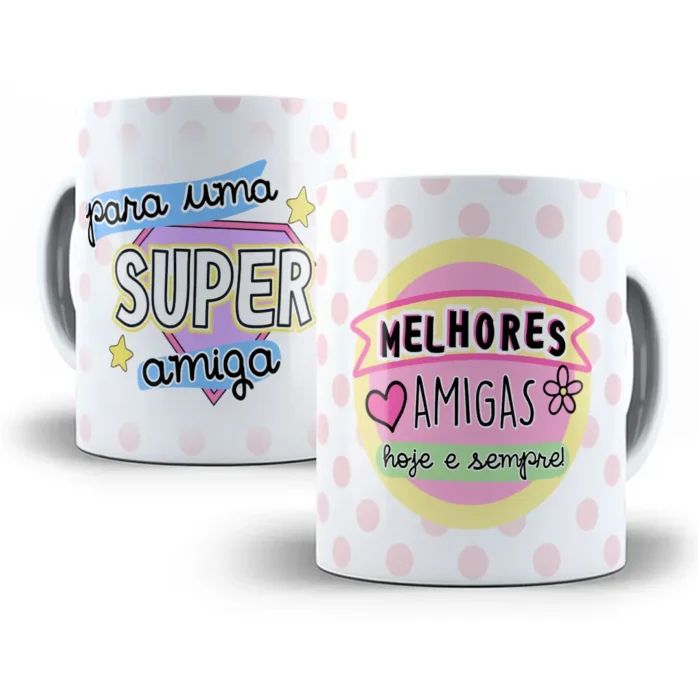 Arte Caneca Melhores Amigas Para Sempre Divertida