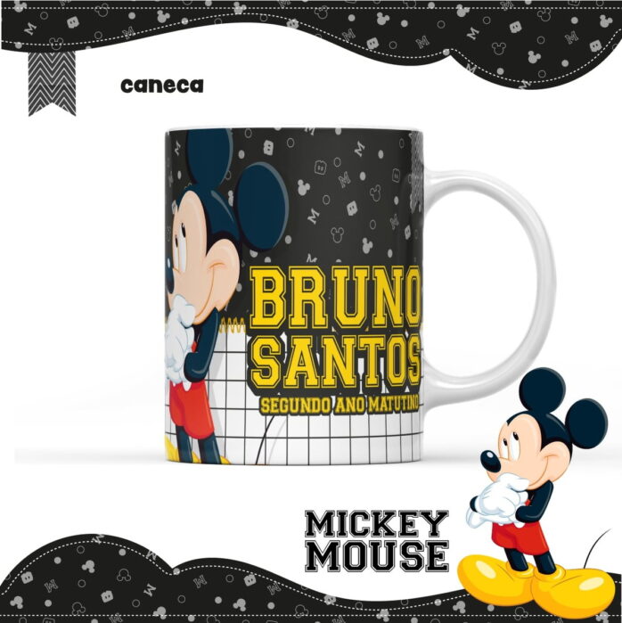 Arte Caneca Mickey Digital para Sublimação 43 arte caneca mickey arquivo digital