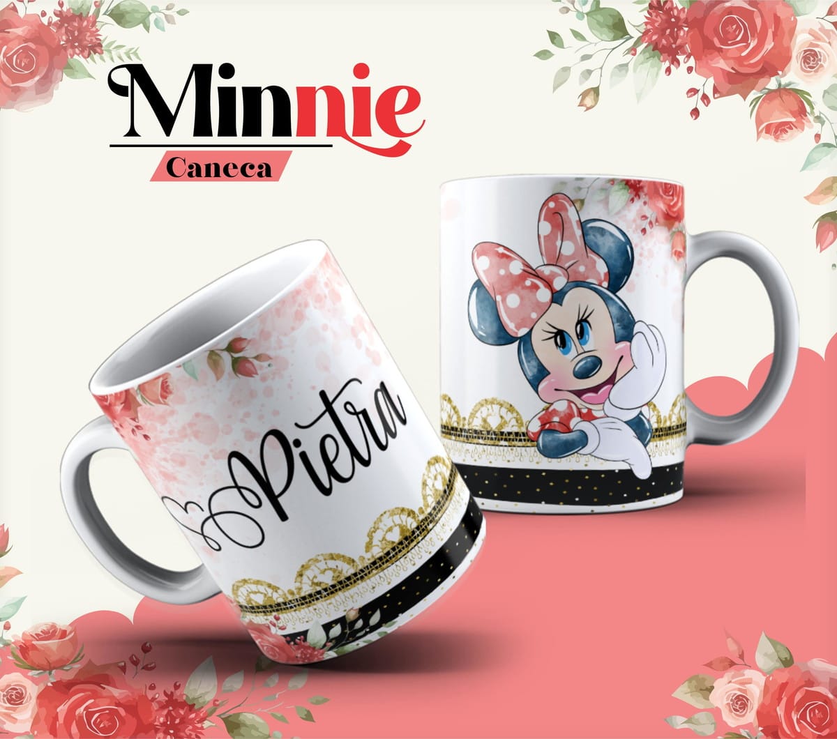 Arte Caneca Minnie Vermelha PNG Digital para Sublimação 1 Arte Caneca Minnie Vermelha PNG Digital para Sublimação