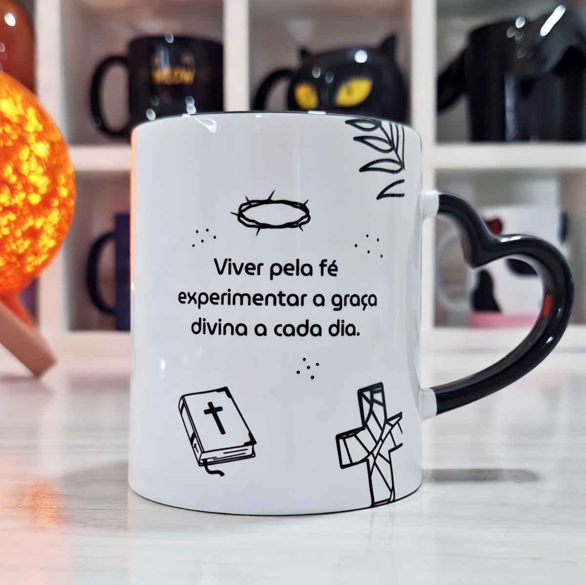 Arte Digital Cristã para Caneca o Justo Viverá Livre 2 Arte Digital Cristã para Caneca o Justo Viverá Livre - Imagem 2