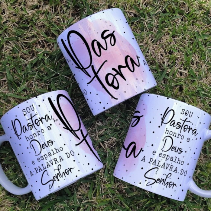 Arte Caneca Pastores - Png e Corel
