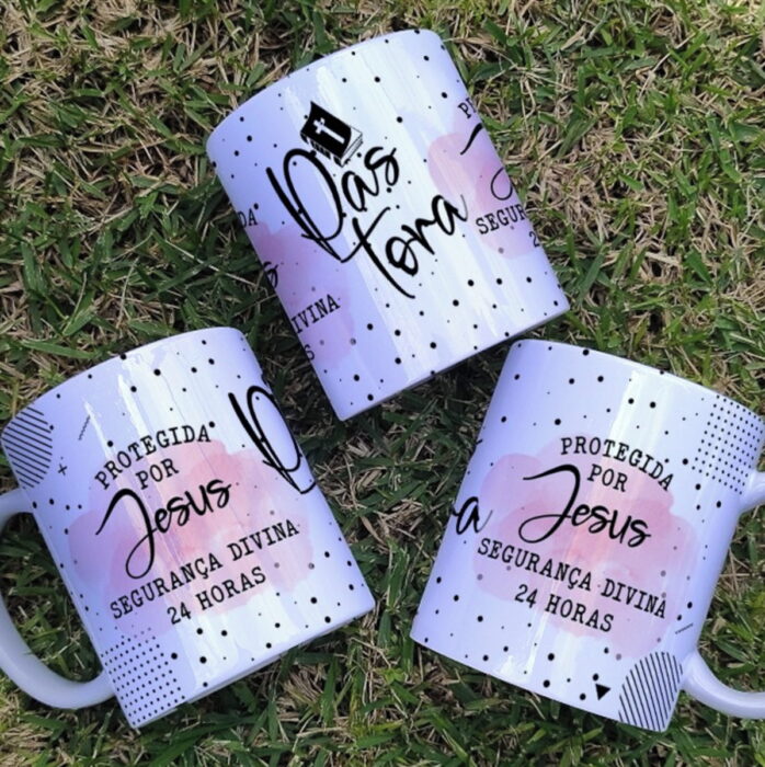 Arte Caneca Pastores - Png e Corel